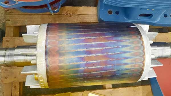 Rotor loading and harmonic content heating impact.