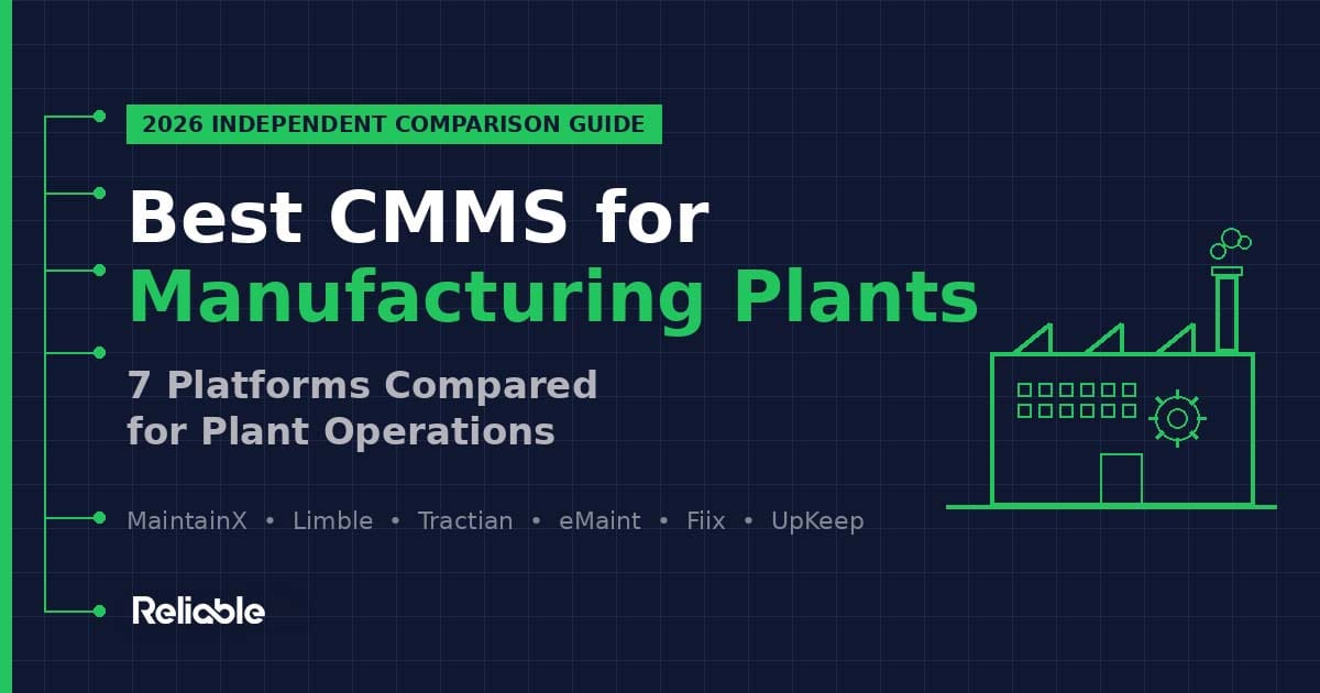 Best CMMS for Manufacturing Plants