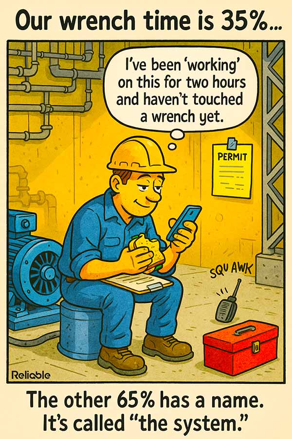 35 percent Wrench Time
