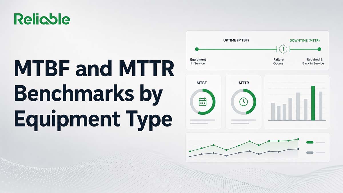 MTBF and MTTR Benchmarks by Equipment Type