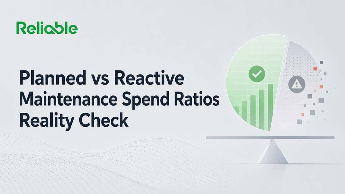 Planned vs Reactive Maintenance Spend Ratios