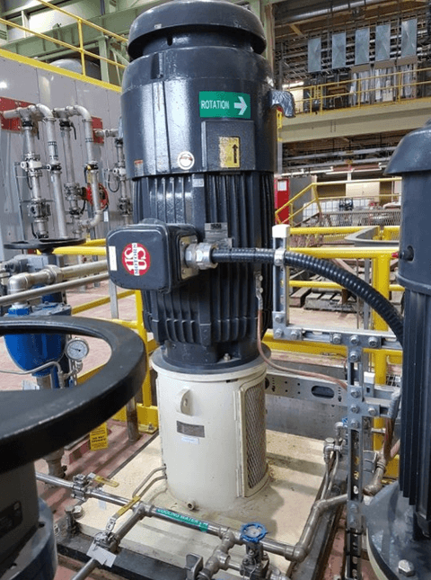 Figure 1 Newly Installed Dewatering Pump-Motor