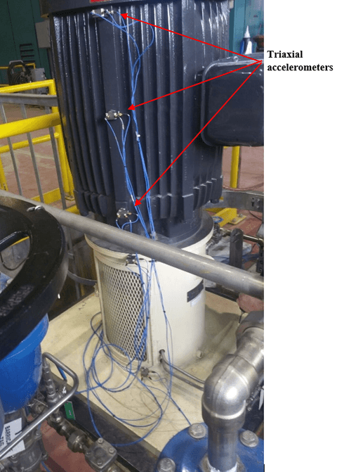 Figure 5 Modal Testing of Motor and Pedestal