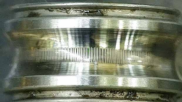 Bearing Fluting Appearance