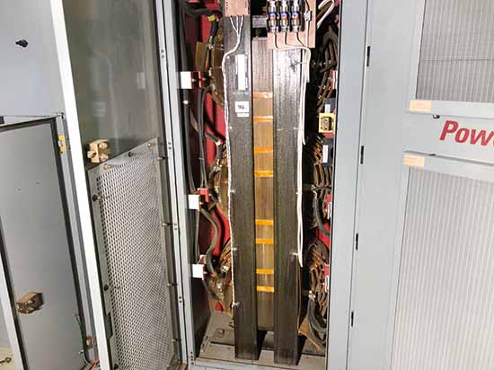 Figure 2: Cable discharge on a 4160 Volt cable feeding a VFD