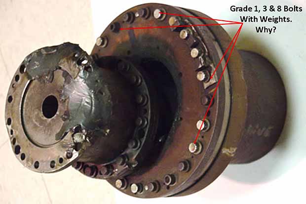 Boiler Feed Pump Bolts and Weights