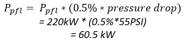 System Air Pressure Drop