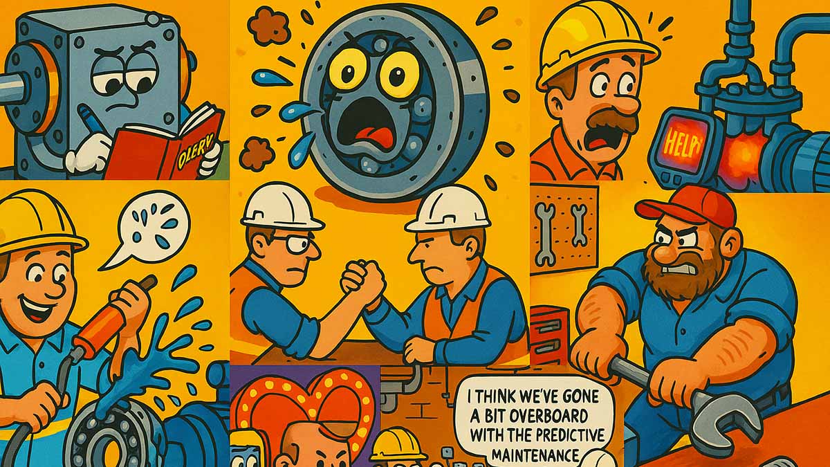 Printable maintenance and reliability cartoons