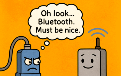 The Jealous Vibration Sensor: Wires, Envy, and Bluetooth Bliss