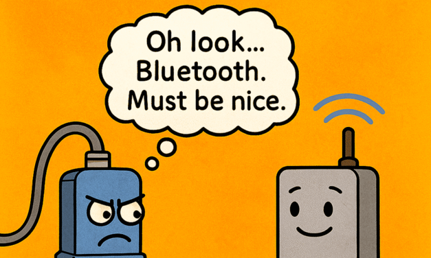 The Jealous Vibration Sensor: Wires, Envy, and Bluetooth Bliss