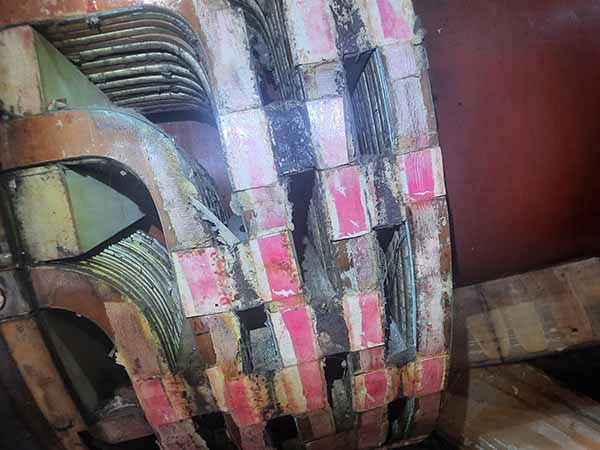 Figure 9: Rotor contamination.