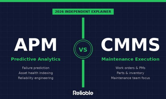 APM vs CMMS: What’s the Difference, and Which One Do You Need?