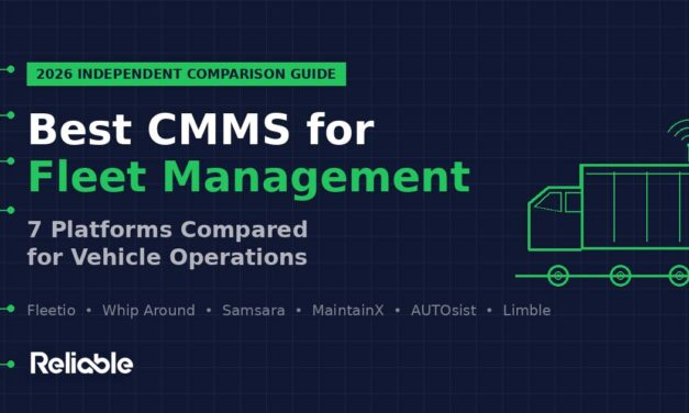 Best CMMS for Fleet Management 2026