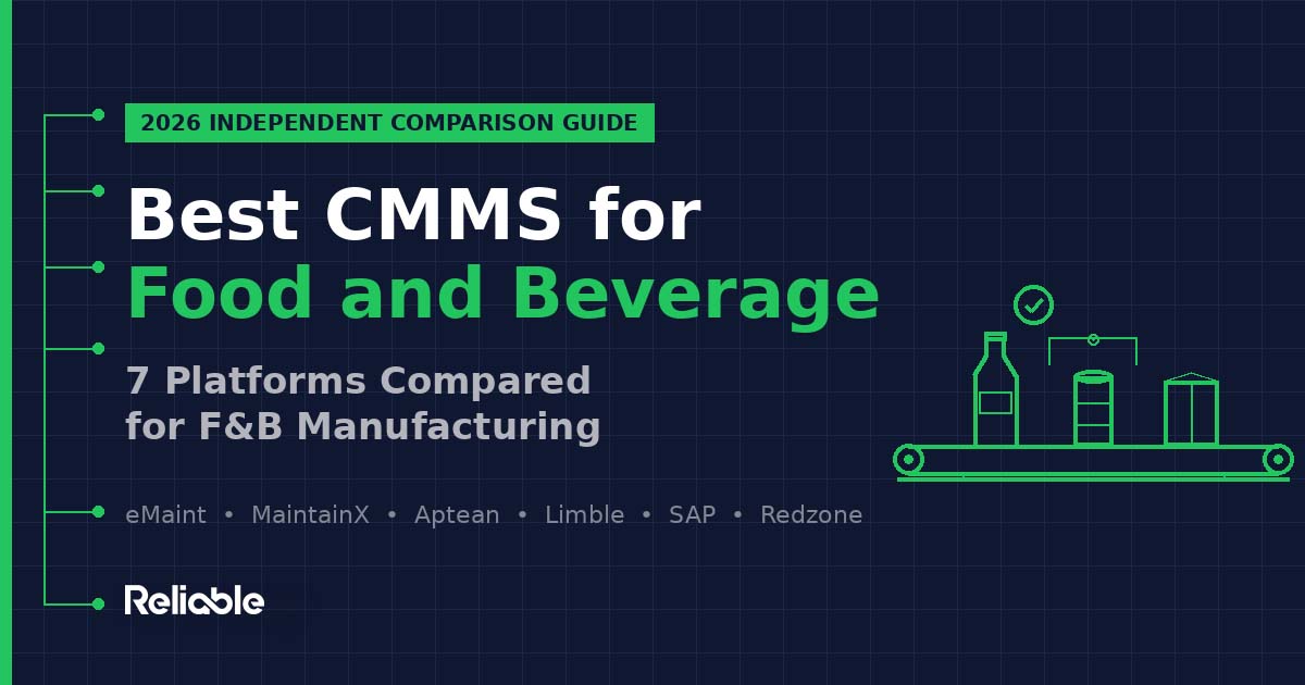 Best CMMS for Food and Beverage