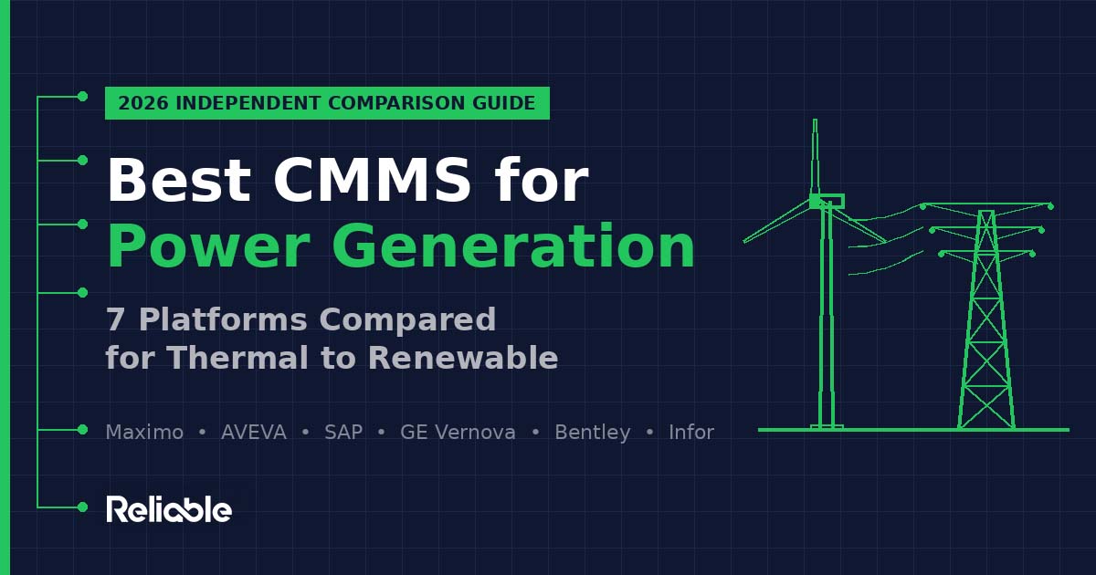 Best CMMS for Power Generation