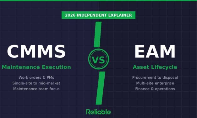 CMMS vs EAM: What’s the Difference, and Which One Do You Need?