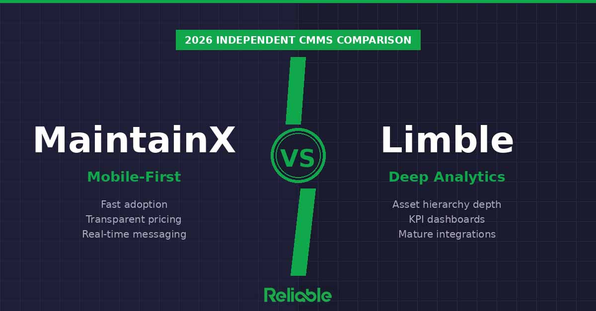 MaintainX vs Limble CMMS