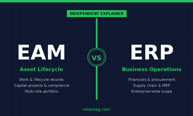 EAM vs ERP: What’s the Difference, and Which One Do You Need?