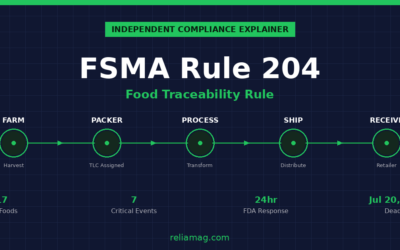 FSMA Rule 204: The Food Traceability Rule, Explained