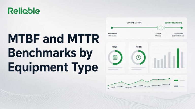MTBF and MTTR Benchmarks by Equipment Type: What Holds Up