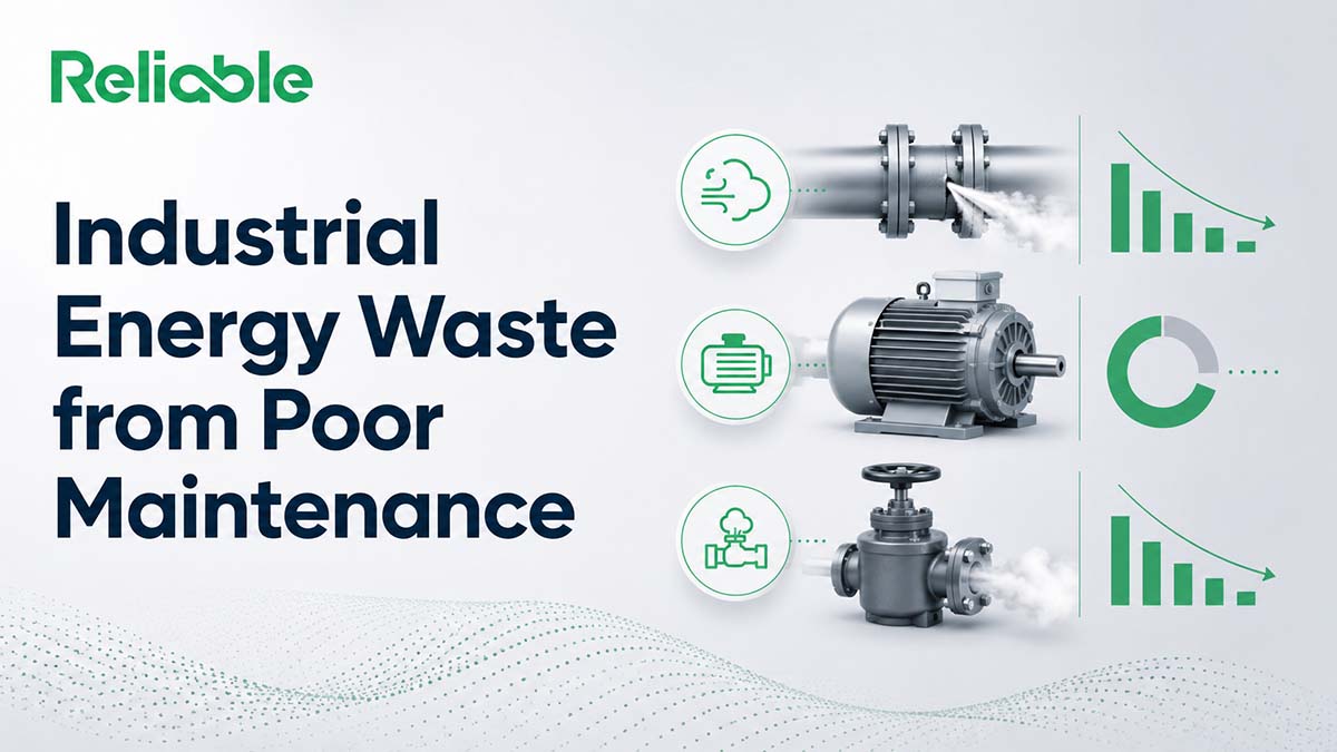 Industrial Energy Waste from Poor Maintenance