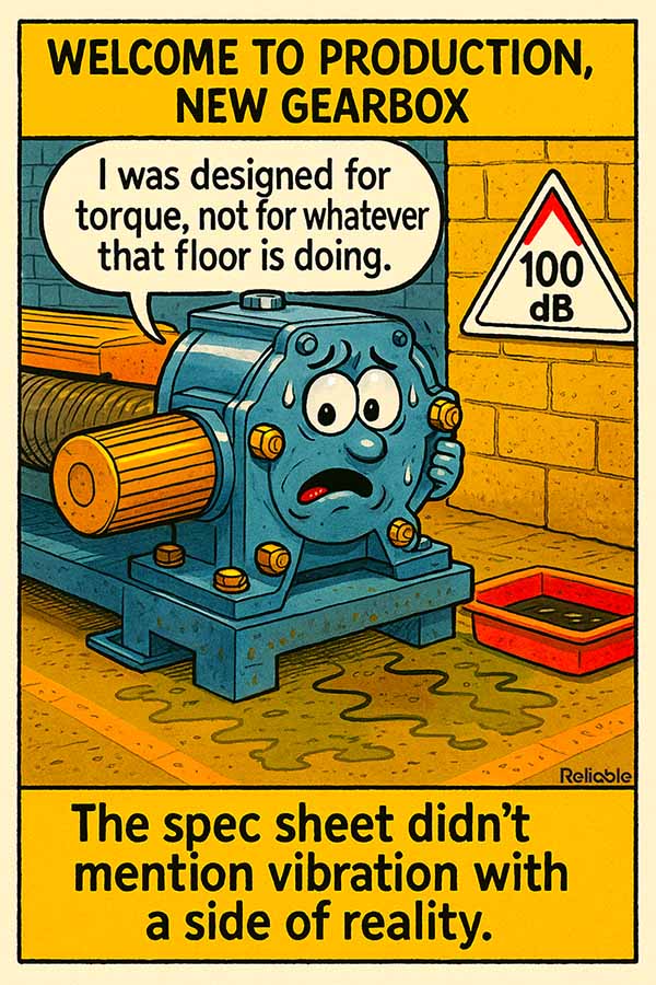 what causes excessive gearbox vibration