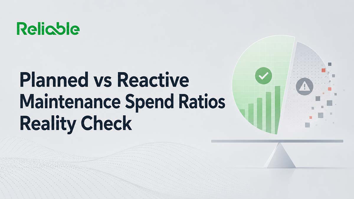 Planned vs Reactive Maintenance Spend Ratios