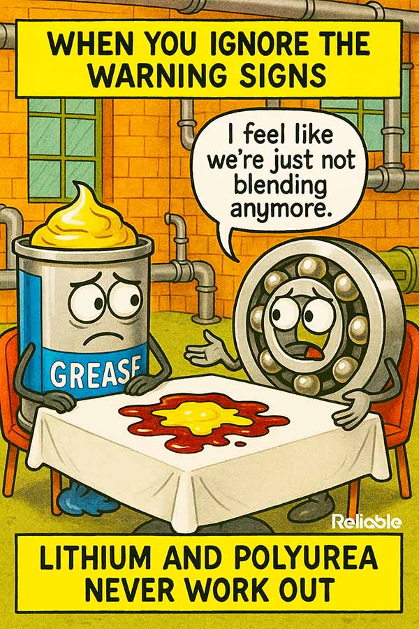 signs of grease incompatibility