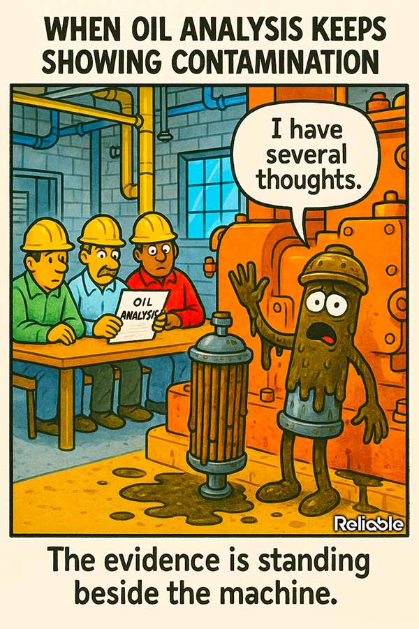 how to control oil contamination