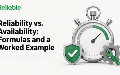 Reliability vs Availability: Formulas and a Worked Example
