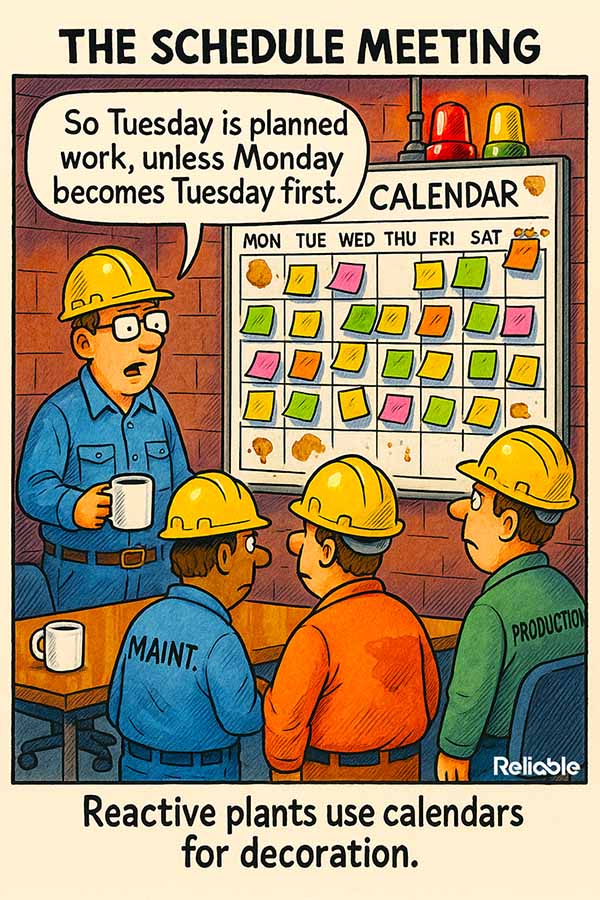 how to build a weekly maintenance schedule
