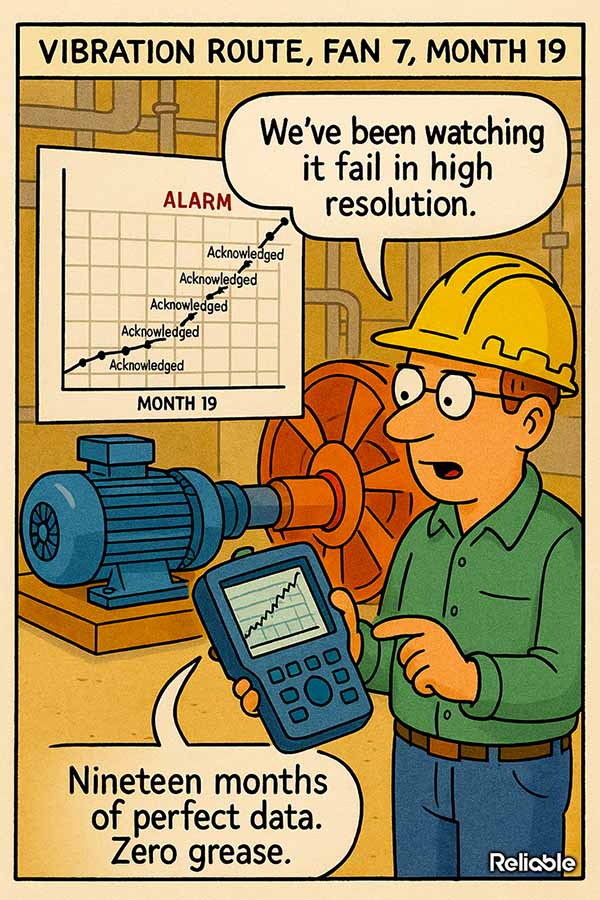 how to respond to condition monitoring alarms