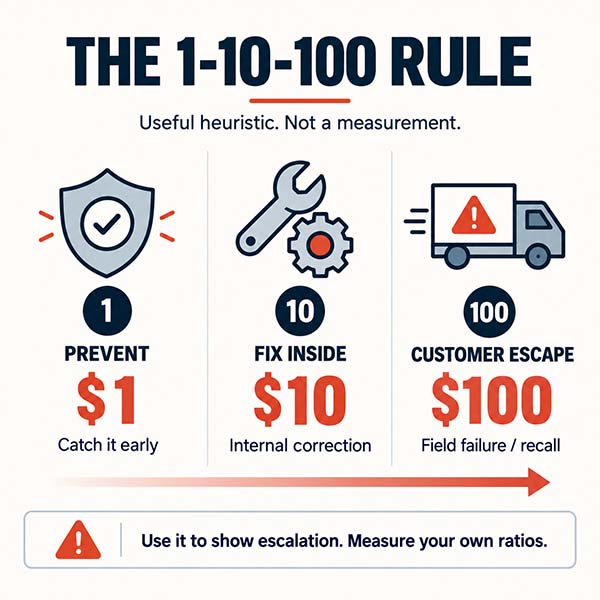 The 1-10-100 rule